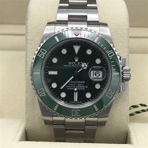 best quality rolex submariner 116610lv green copy|rolex hulk 2020 prices.